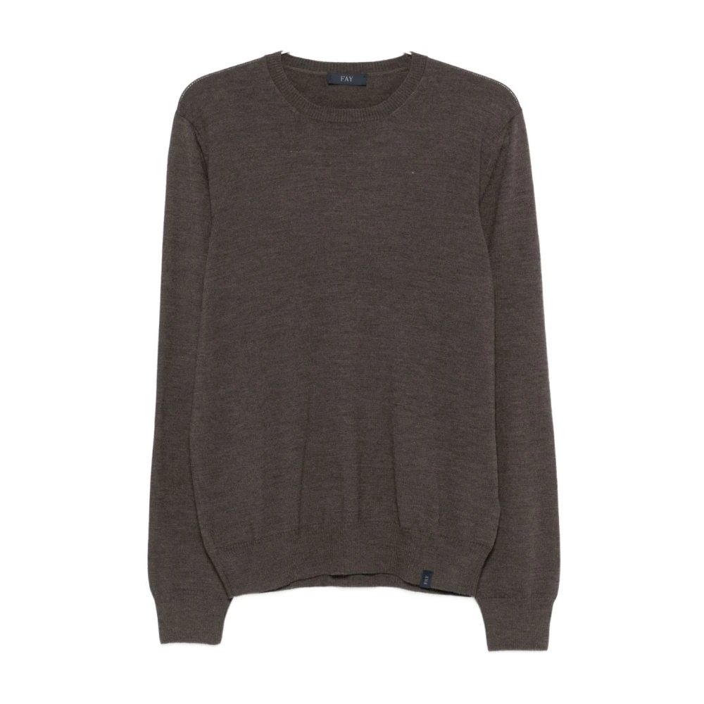 Knitwear > Round-neck Knitwear - - Fay - Modalova