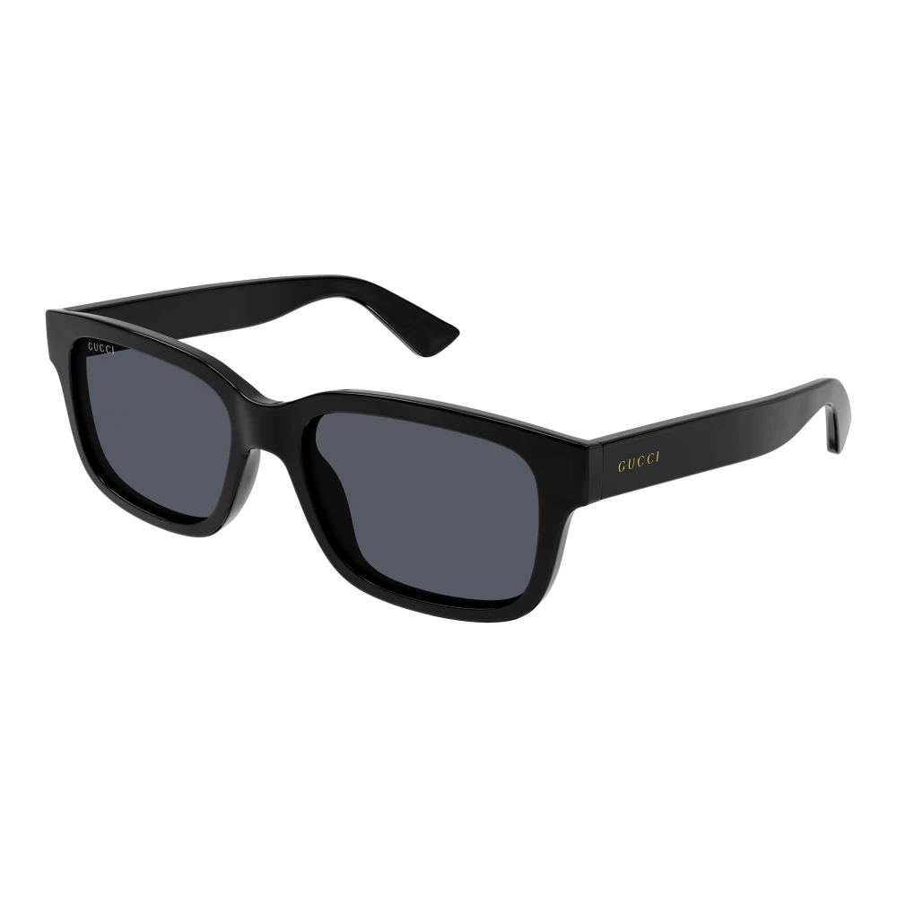 Gucci Men's Black Sunglasses, 56 Mm, Rectangle Sunglasses