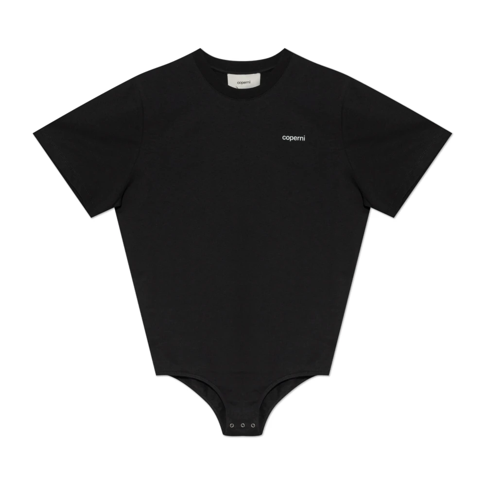 Coperni Bodysuit met logo Black Dames