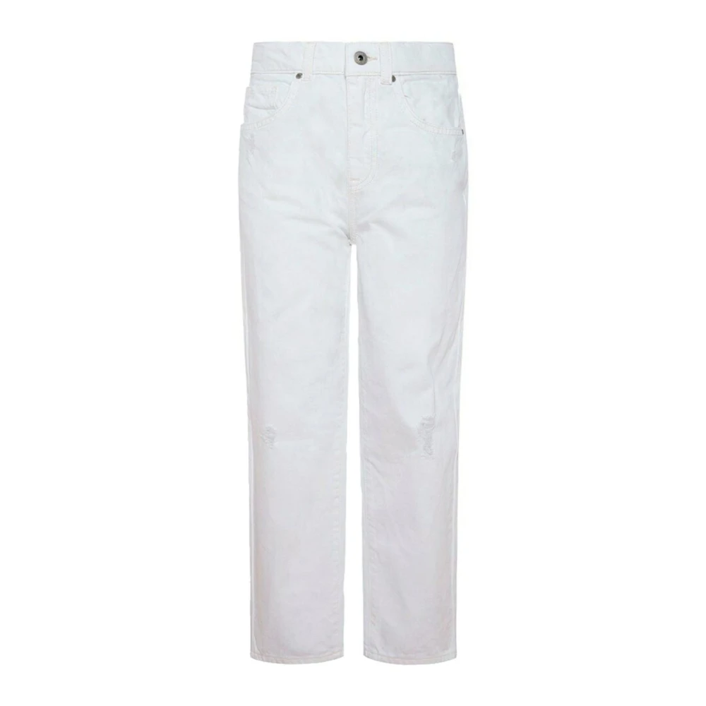 Pepe Jeans Retro Mom Fit Denim Byxor White, Flicka