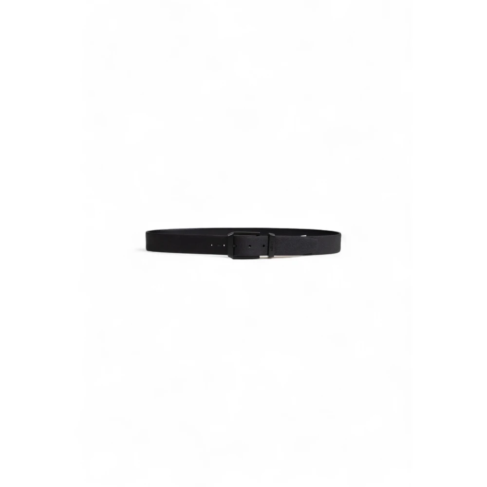 Antony Morato Zwart Leren Herenriem Black Heren