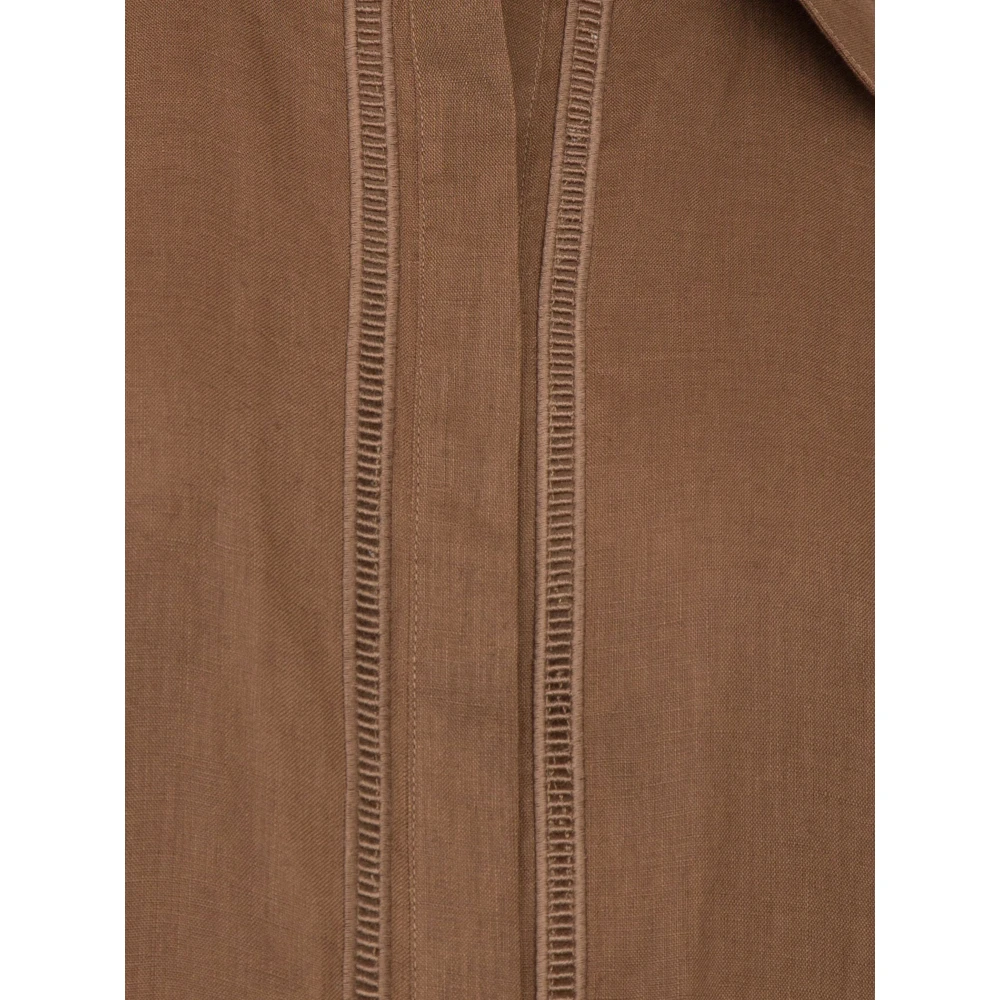 Max Mara Stijlvolle Shirt voor Vrouwen Brown Dames