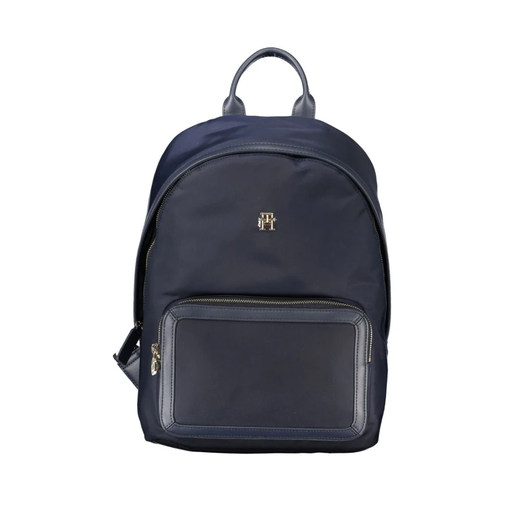 Tommy Hilfiger Blauwe Polyester Rugzak met Verstelbare Banden Blue Dames