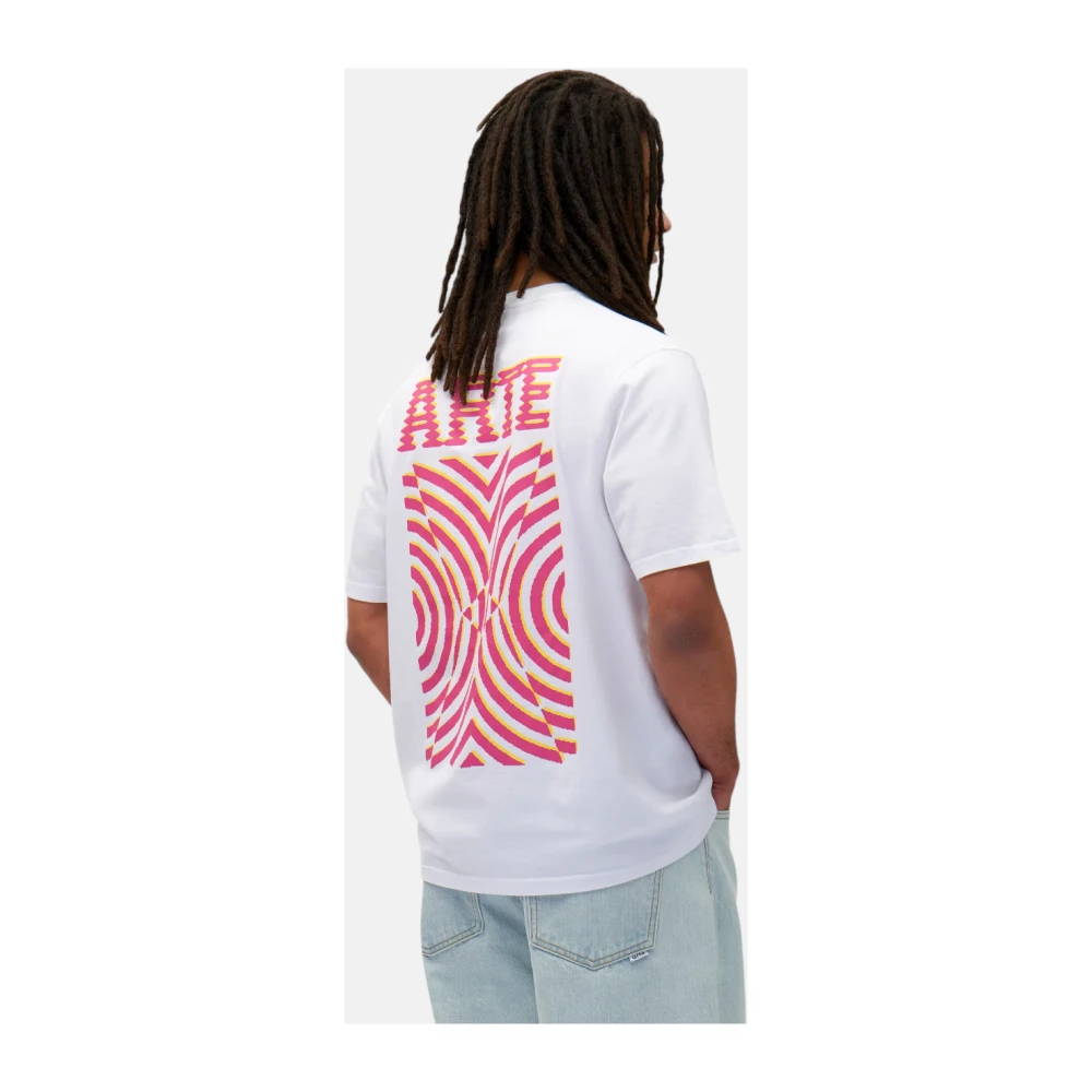 Arte Antwerp T-shirt met print op de rug White Heren