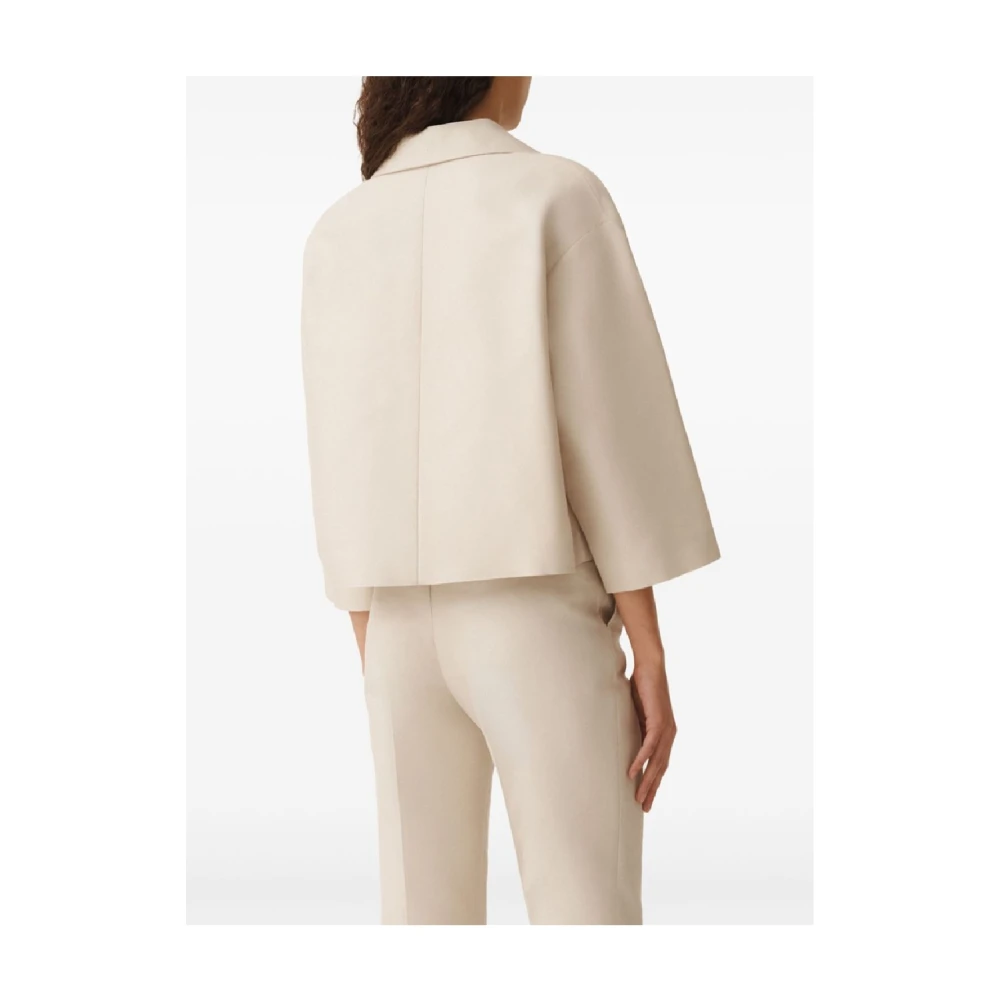 Fabiana Filippi Stijlvolle Jassen voor elke gelegenheid Beige Dames
