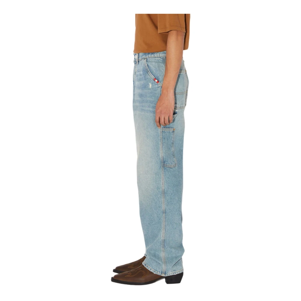 Amish Vintage Denim Jeans Blue Heren