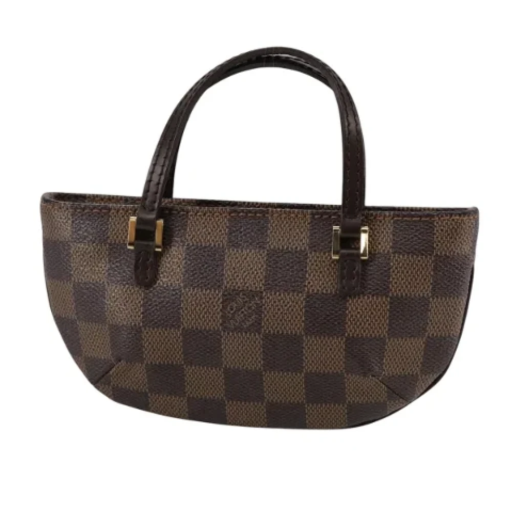 Louis Vuitton Vintage Pre-owned Canvas pouches Brown Dames