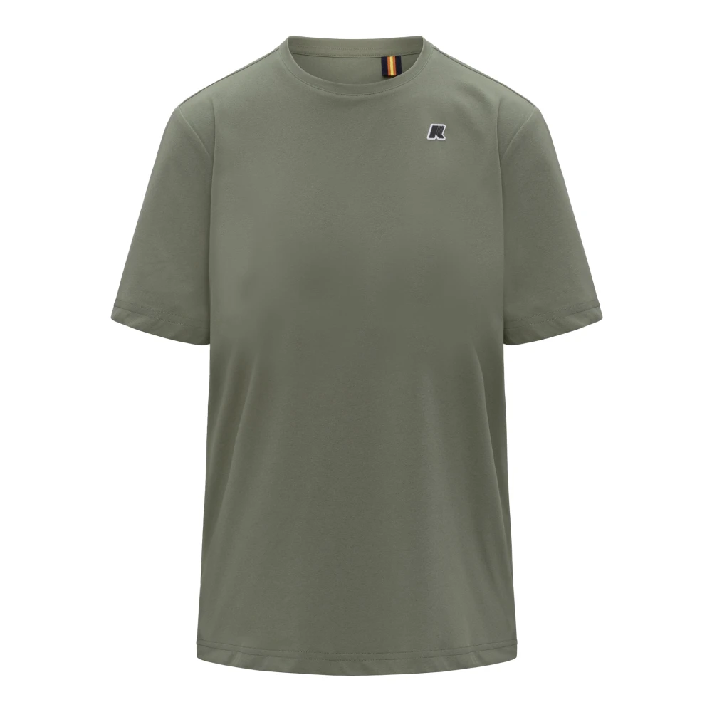 K-Way Uomo Verde Sergine Travel T-Shirt