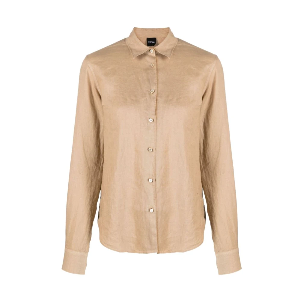 Aspesi Women's Beige Shirt Mod. 5422 - Shirts - Xs - Blouses & Shirts