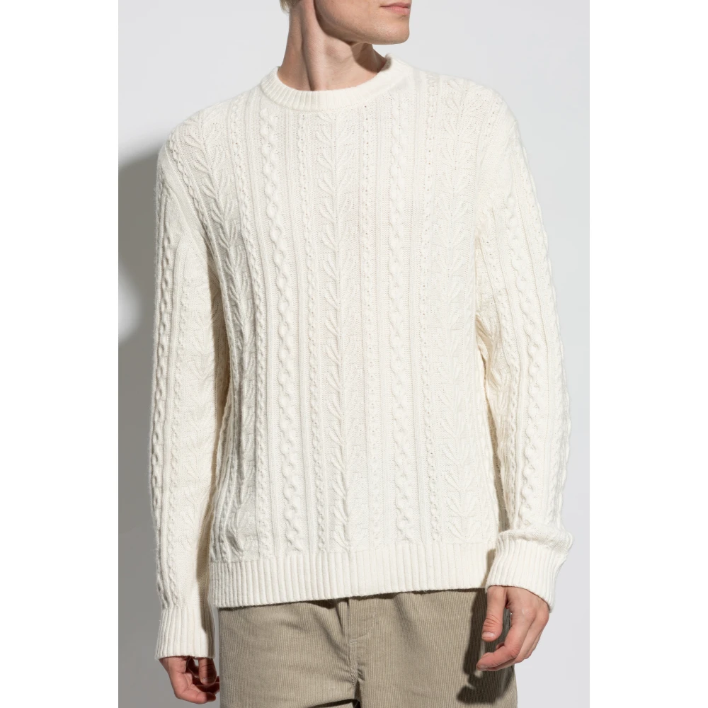 Samsøe Sweater Sakorey Beige Heren