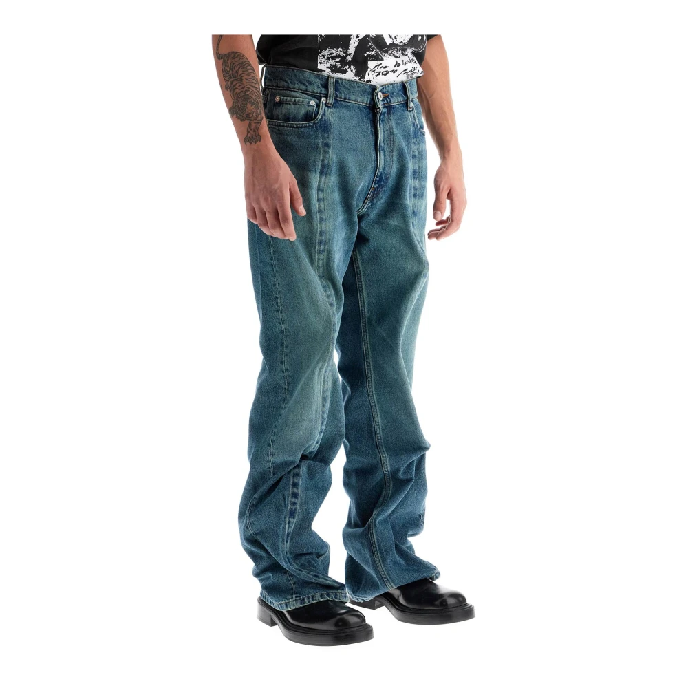 Y Project Vintage Wire Jeans met Metalen Detail Blue Dames