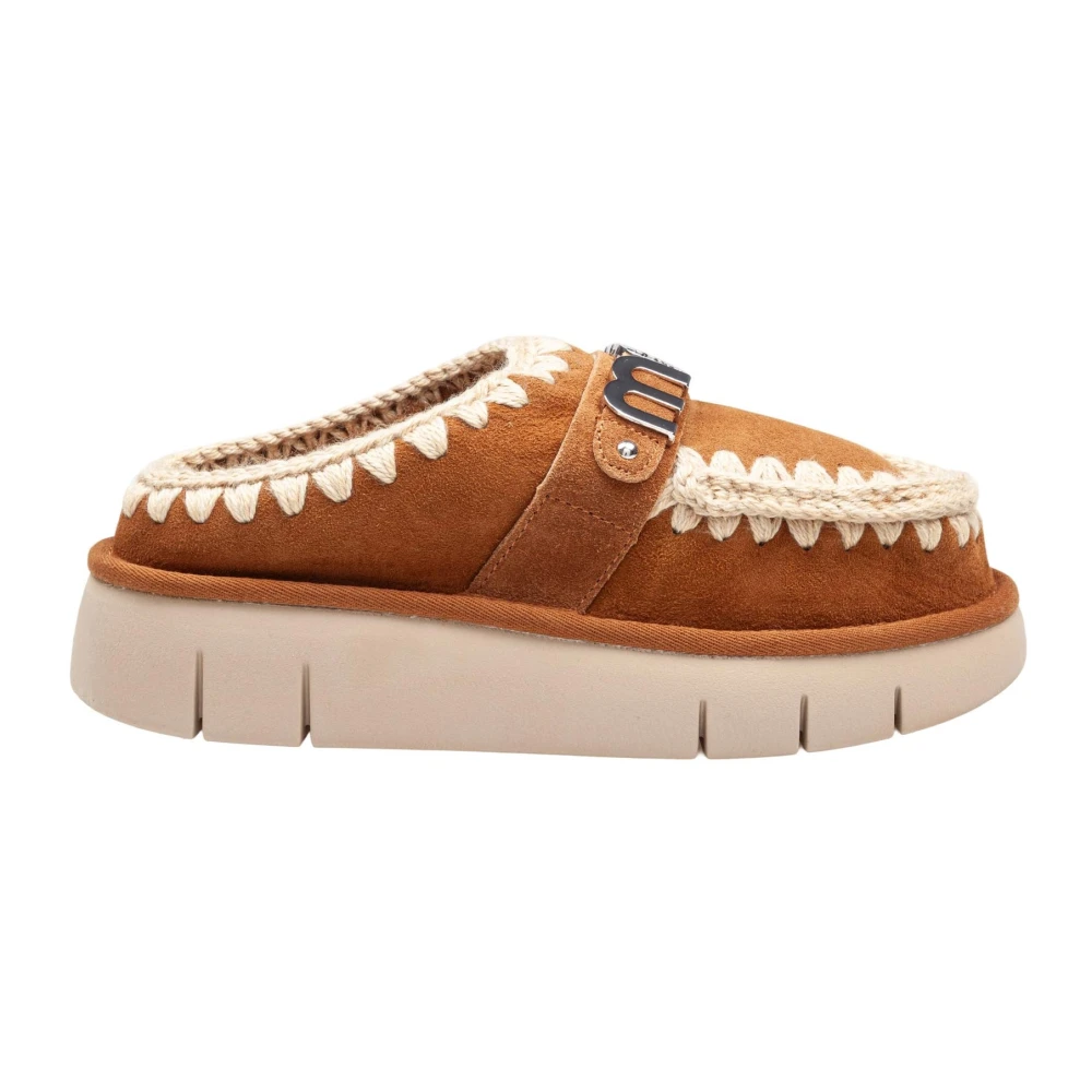 Mou Bounce Clog - Female - Mules - Brown - 4 Uk - Shoes