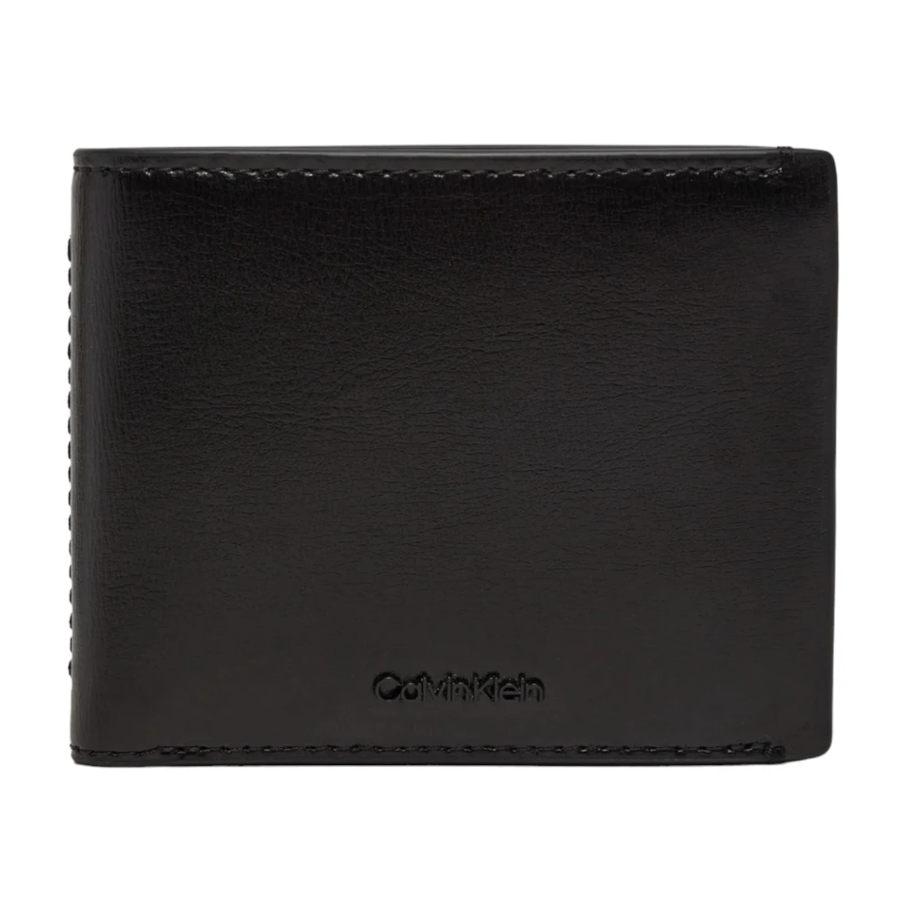 Calvin Klein Essentiell Bifold Plånbok med Myntficka Black, Herr