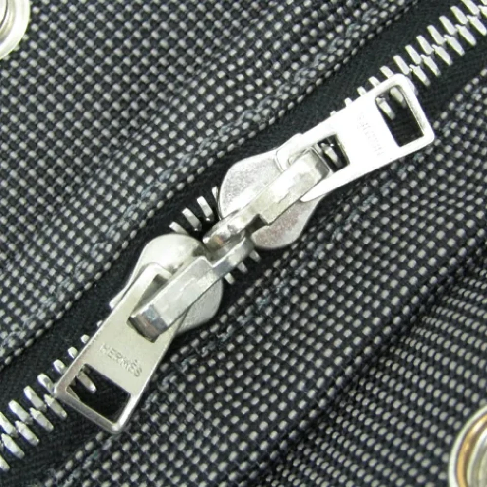Hermès Vintage Pre-owned Fabric totes Black Dames