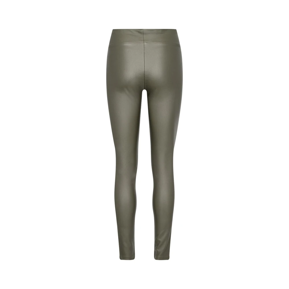 Soyaconcept Hoge taille legging olijfgroen Green Dames
