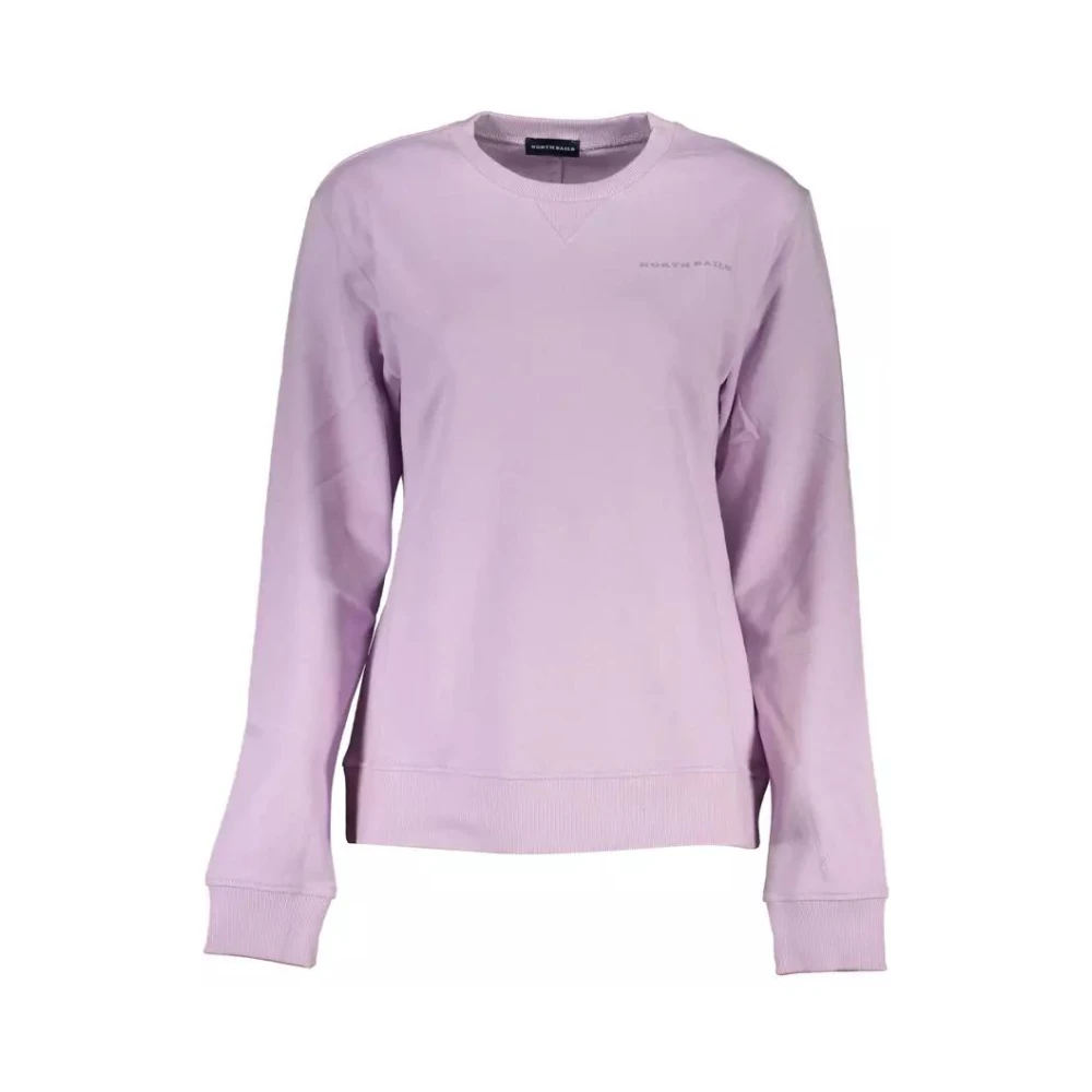 North Sails Women's Purple Stylish Cotton Sweatshirt