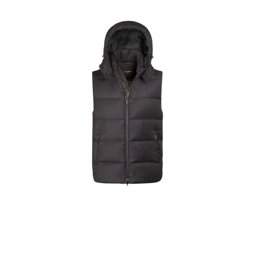 Moorer Men's Brown Waistcoats, Xl, Fire Vest