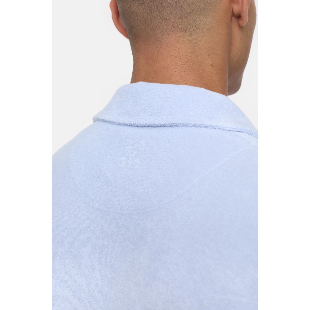 closed Polo Shirts Blue Heren