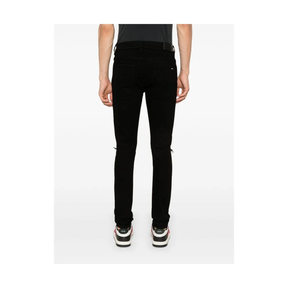 Amiri Zwarte Distressed Skinny Jeans Black Heren
