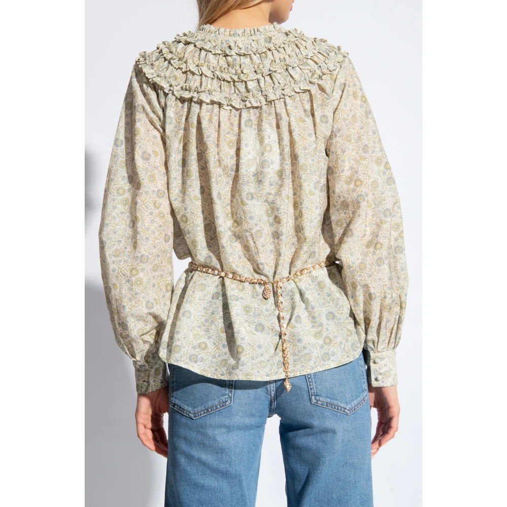 Ixiah Dahlia blouse Beige Dames