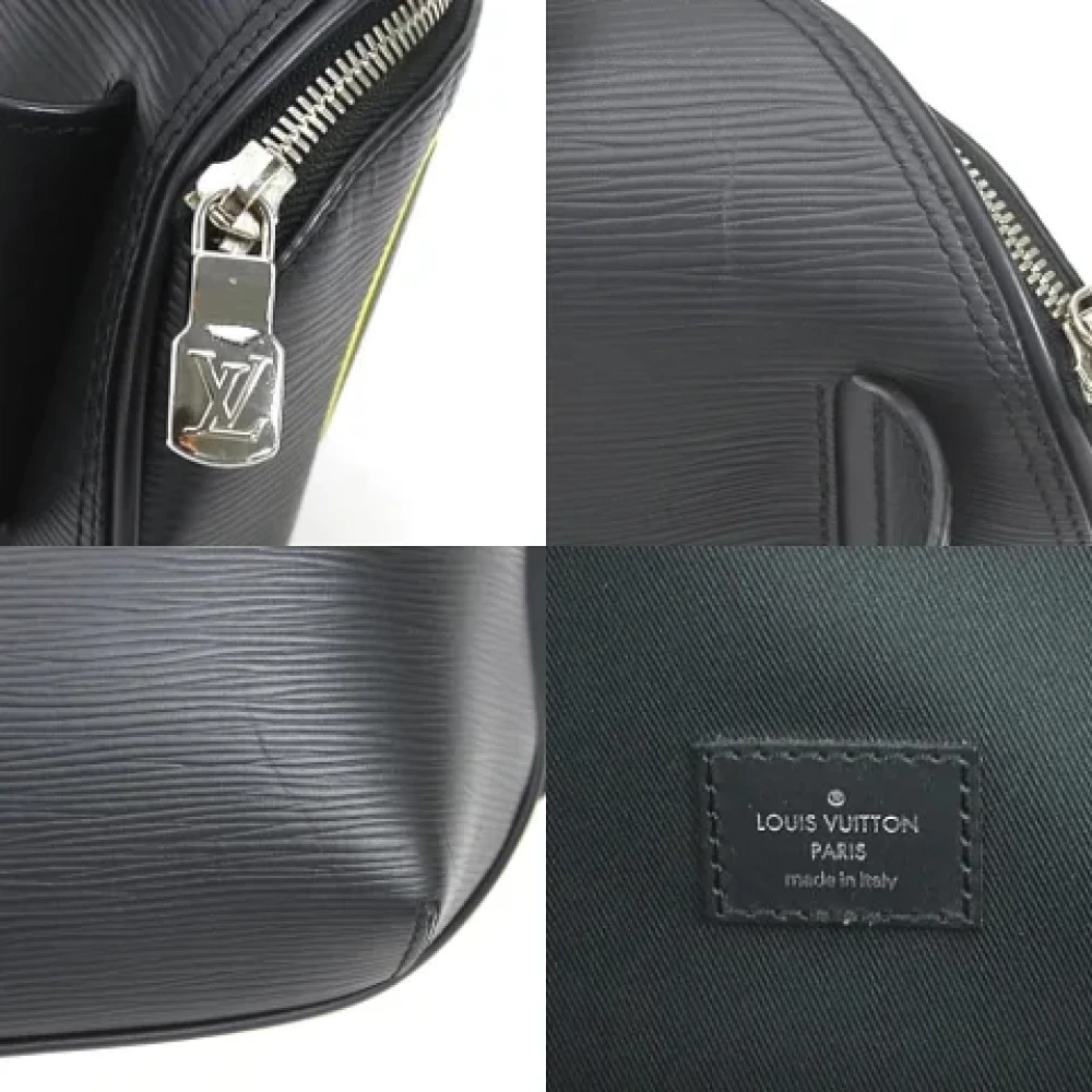 Louis Vuitton Vintage Pre-owned Leather crossbody-bags Black Dames