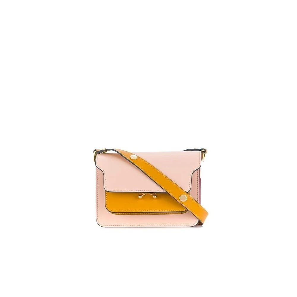 Marni Women's Multicolor Cross Body Bags, One Size, Cipri Yellow Red Crossbody Bag