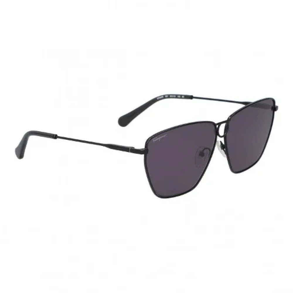 Salvatore Ferragamo Pre-owned Fabric sunglasses Black Dames
