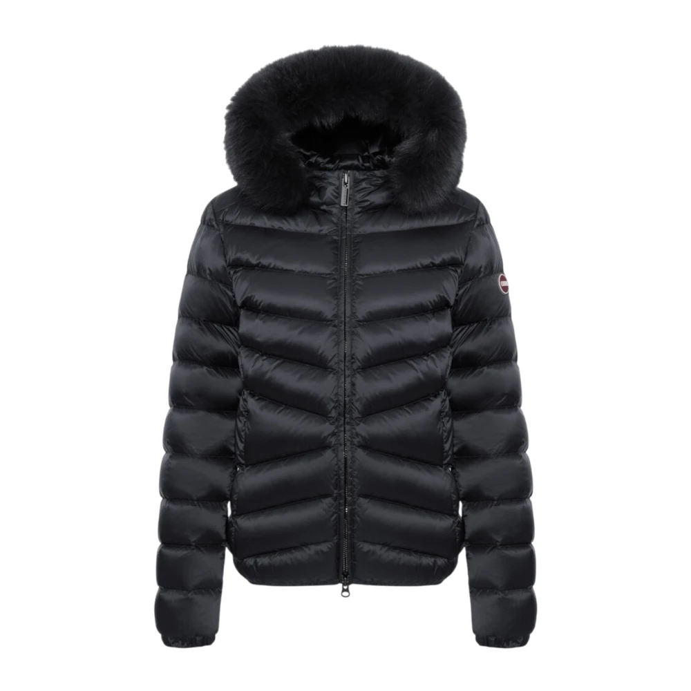 Colmar Originals Donna Nero Piumino Icon Con Cappuccio - Immagine 2