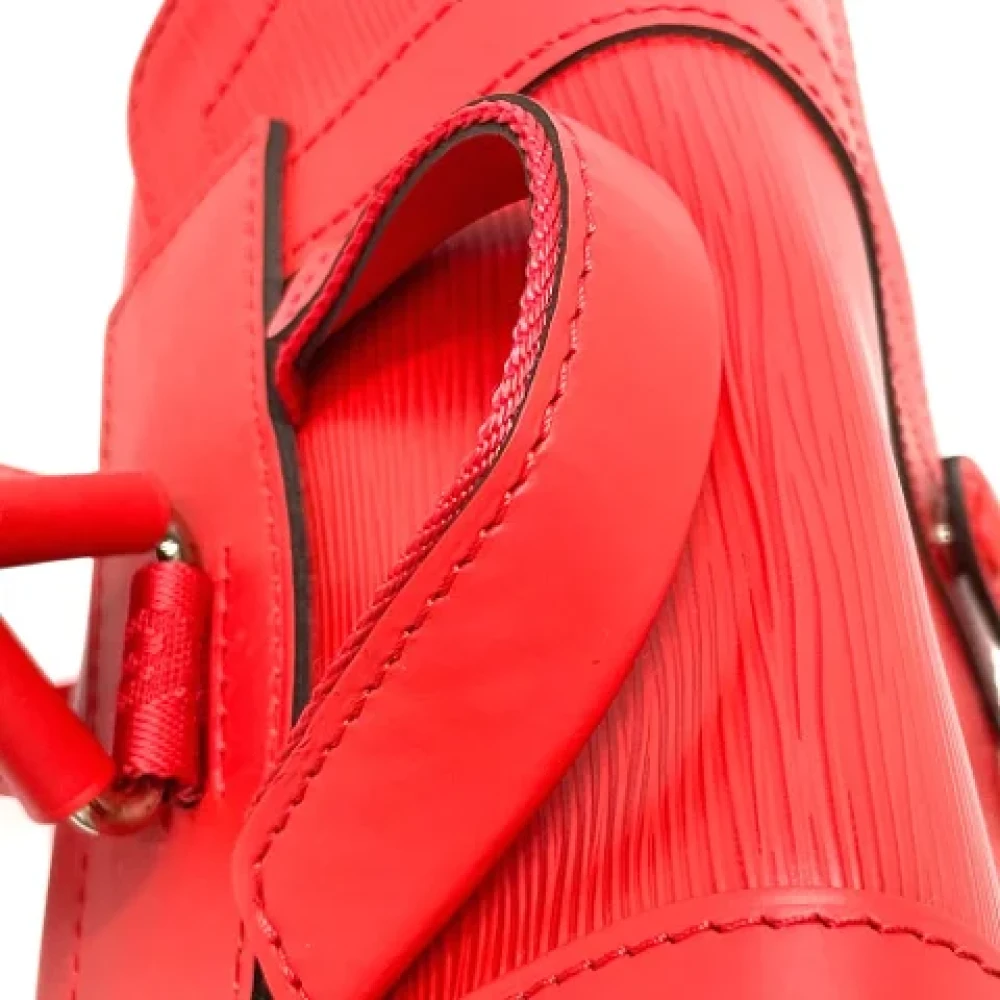 Louis Vuitton Vintage Pre-owned Leather louis-vuitton-bags Red Dames