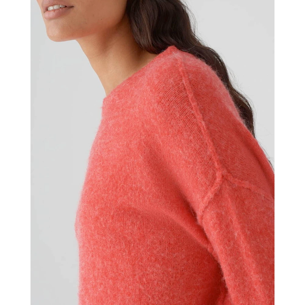 Opus Stijlvolle Pullover met Uniek Ontwerp Red Dames