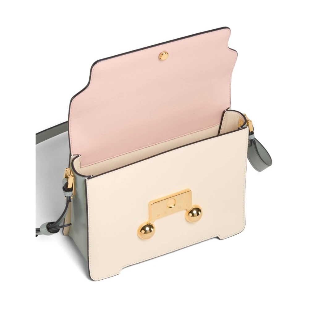 Marni Roze Beige Schoudertas Pink Dames