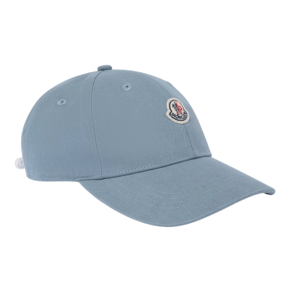 Moncler Men's Blue Logo Baseball Cap