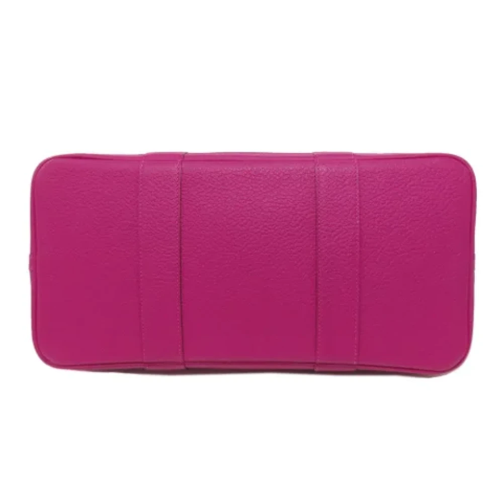 Hermès Vintage Pre-owned Leather handbags Pink Dames