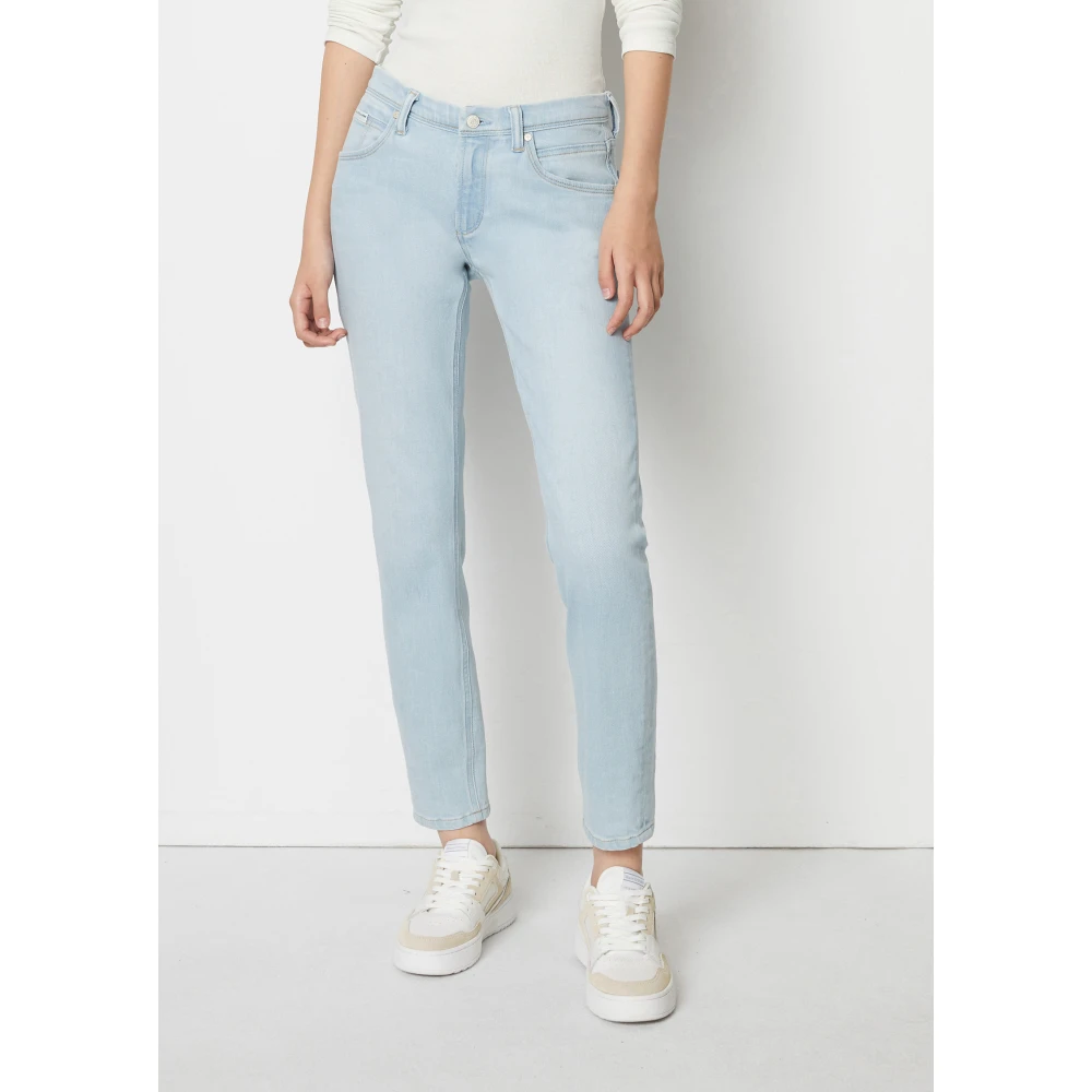 Marc O'Polo Jeans model Alva slim cropped Blue Dames