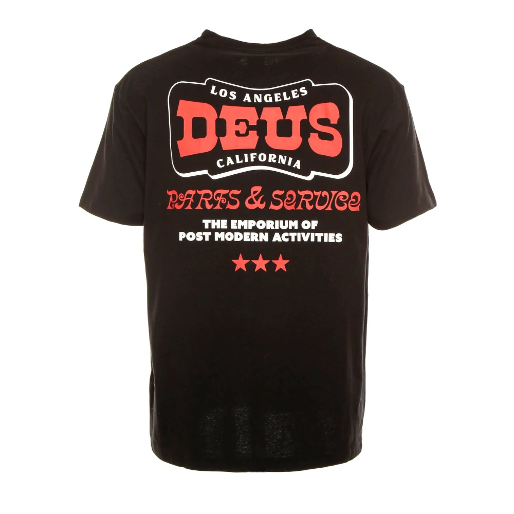 Deus Ex Machina Buckle Up Tee Boxy Fit Black Heren