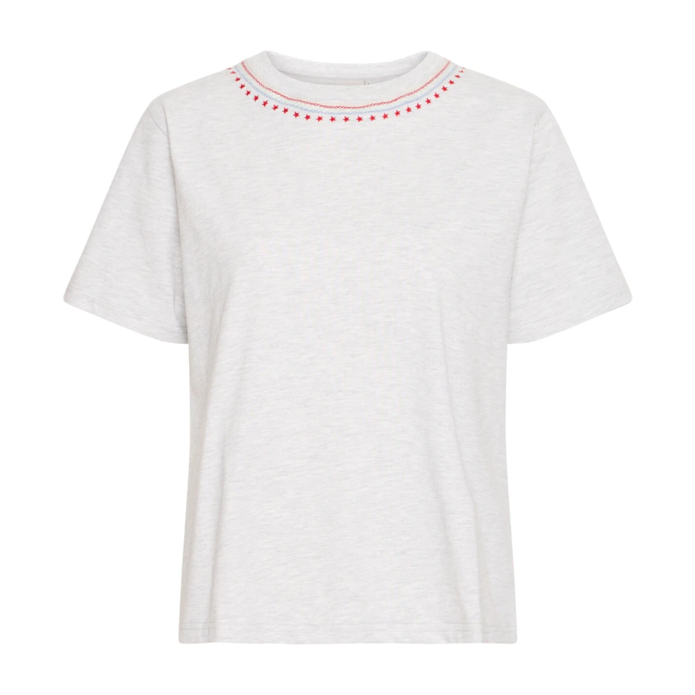Ichi - Tops > T-Shirts - Gray - Ichi - Modalova
