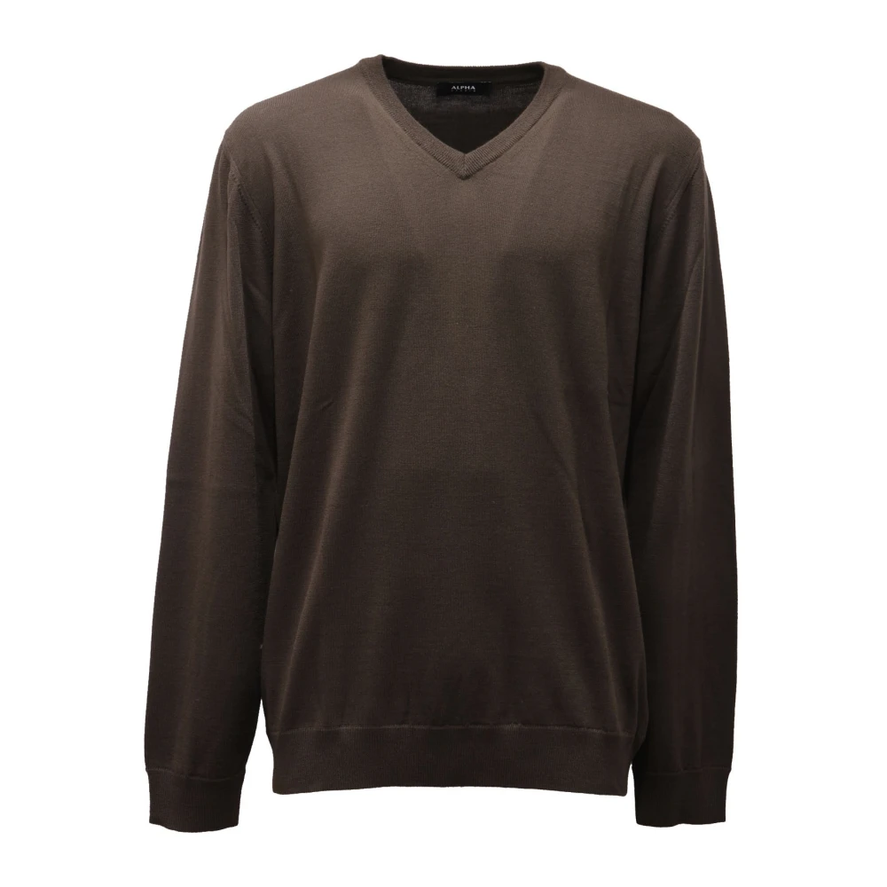 Knitwear > V-neck Knitwear - - Alpha Studio - Modalova