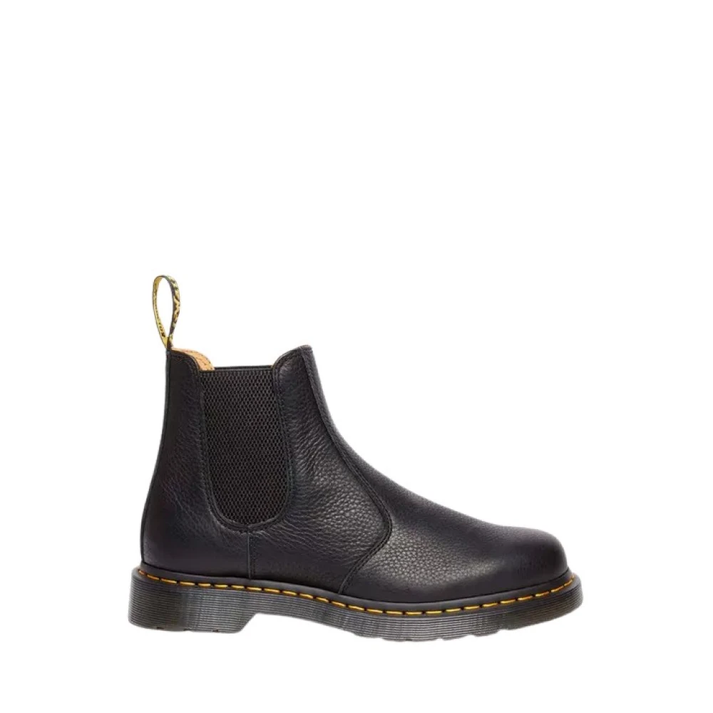 Dr. Martens Uomo Nero - Stivali In Pelle Con Logo Suola In Gomma - Shoes - 45 Eu - Immagine 6