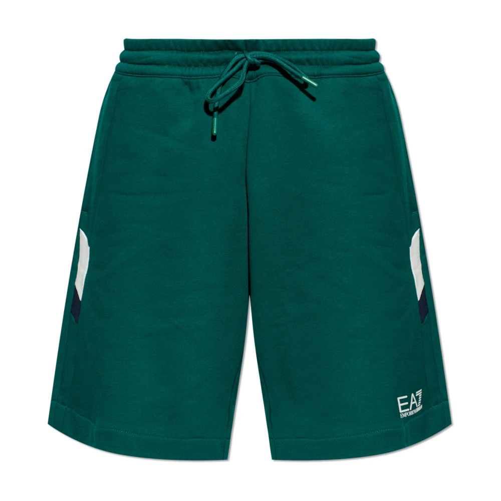 Emporio Armani Ea7 Uomo Verde Pantaloncini, S, New,