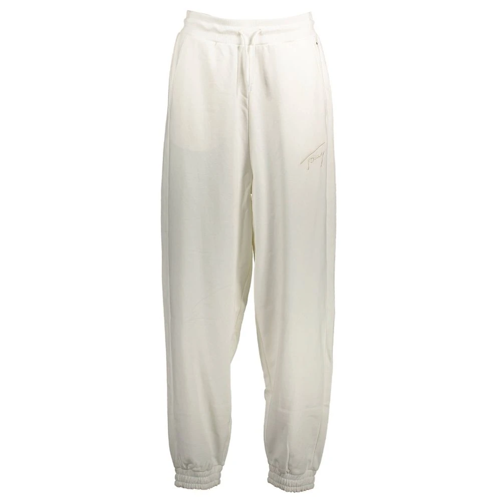 Tommy Hilfiger Women's White Cotton Pant