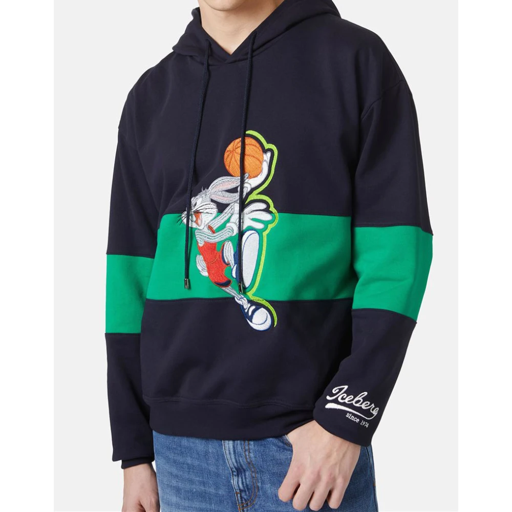 Iceberg Sweatshirt uit de 50e jubileumcollectie Blue Heren
