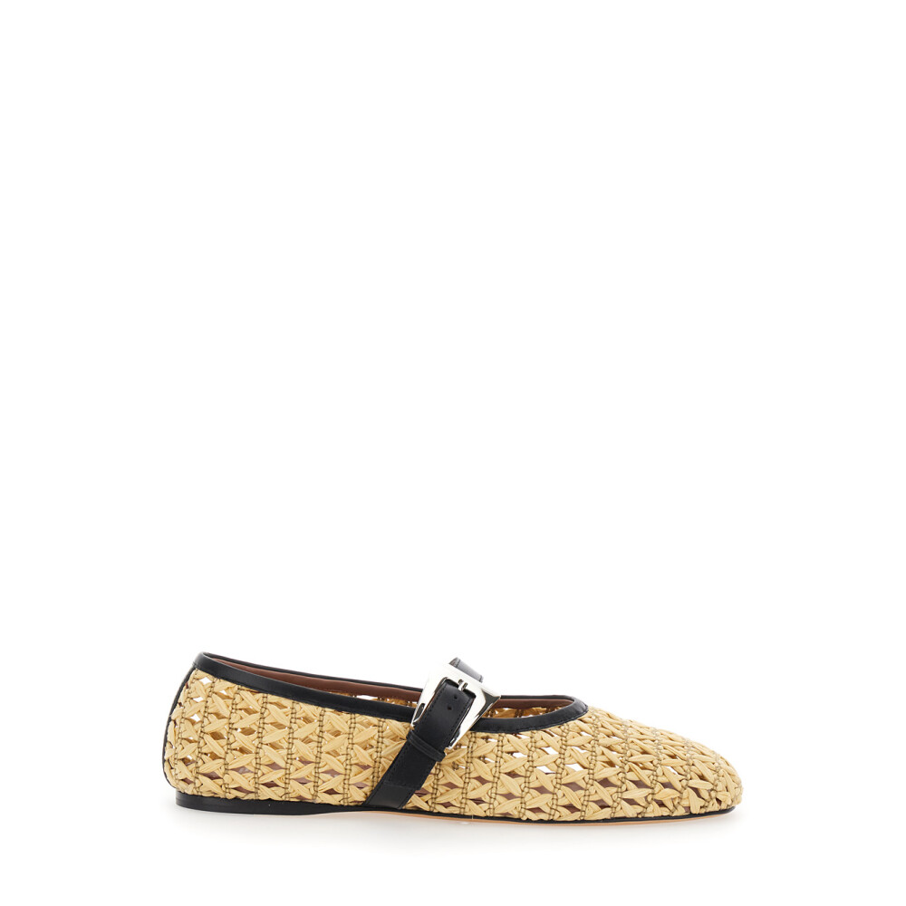 Paris texas フラットシューズ Black patent leather mule - Paris Texas