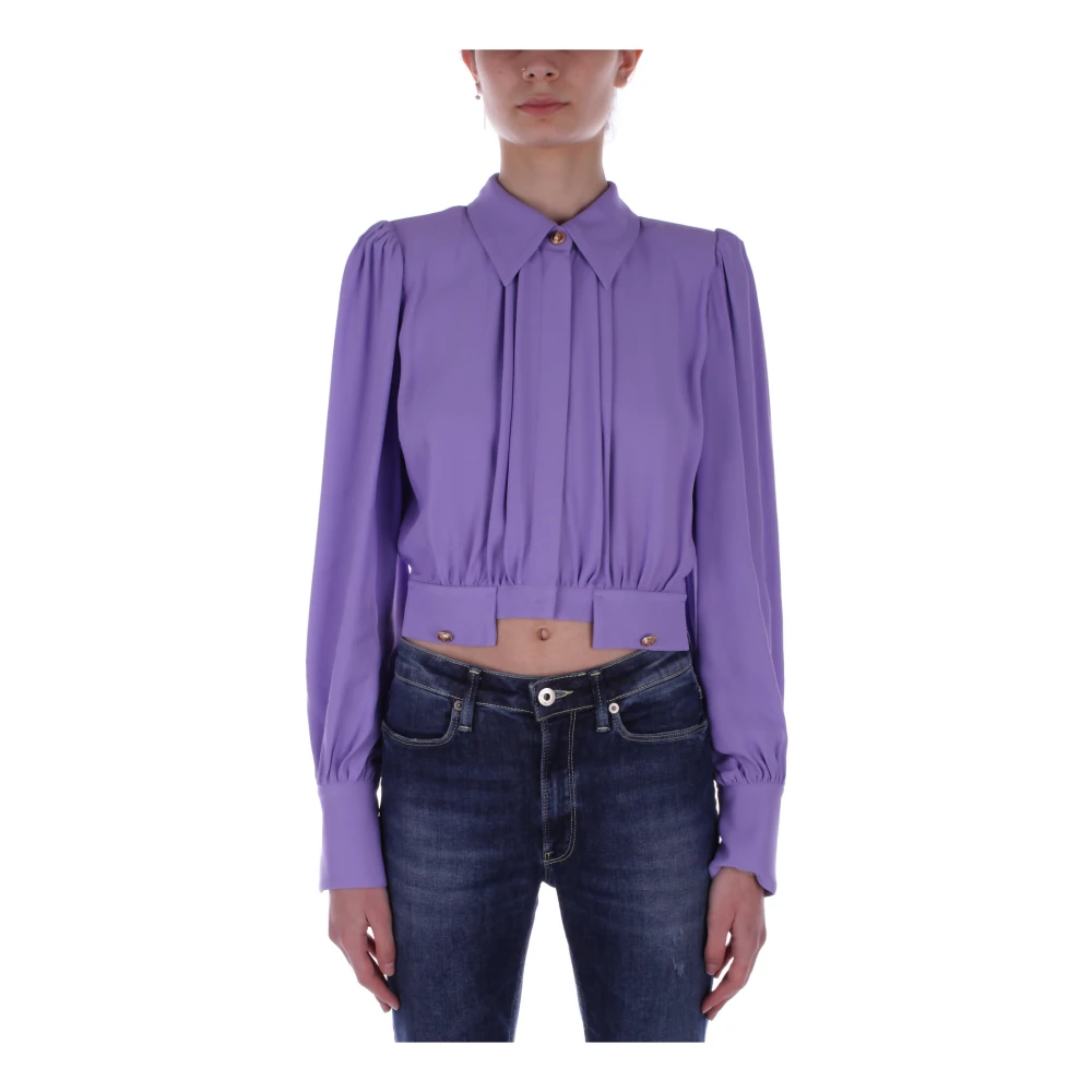 Elisabetta Franchi Shirts Purple Dames