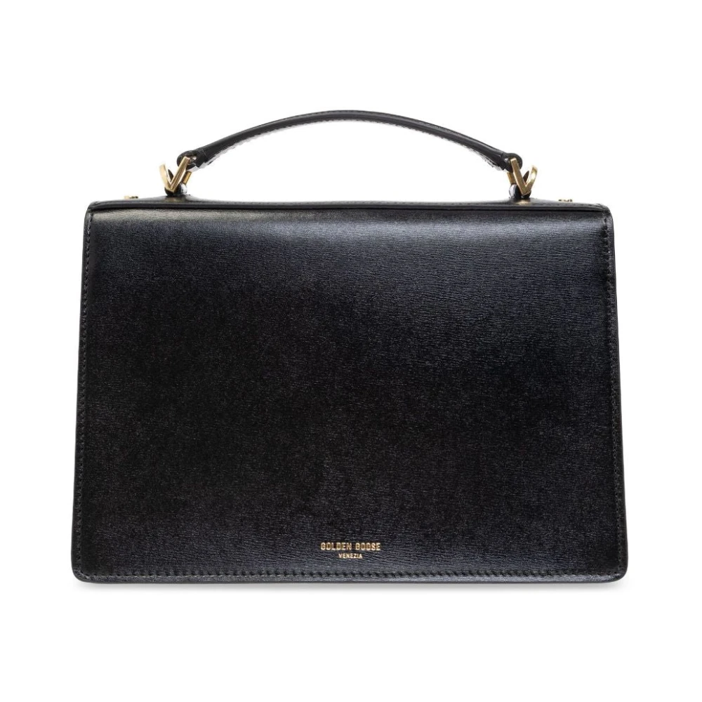 Golden Goose Venezia leren tote bag Black Dames