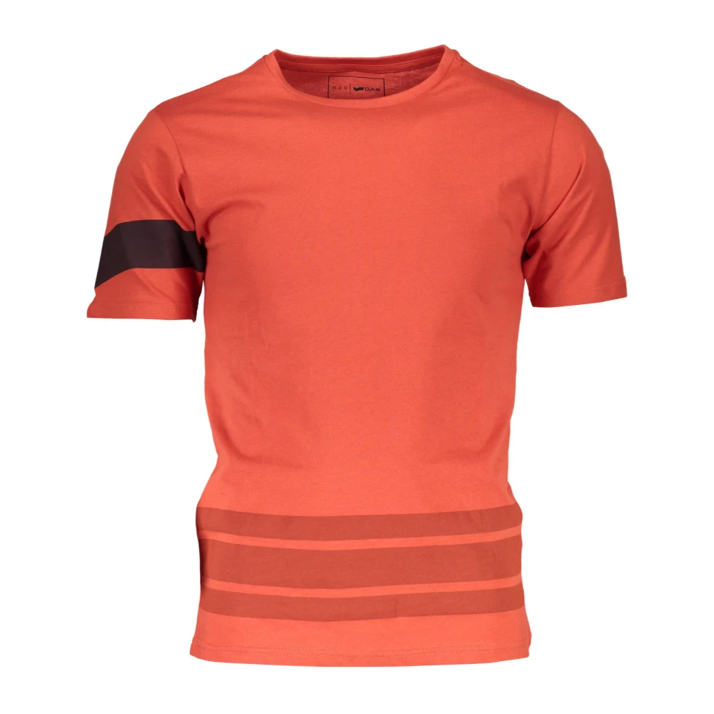 GAS Oranje T-shirt met korte mouwen Orange Heren