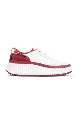 sneakers-en-cuir-rouge-pour-femmes