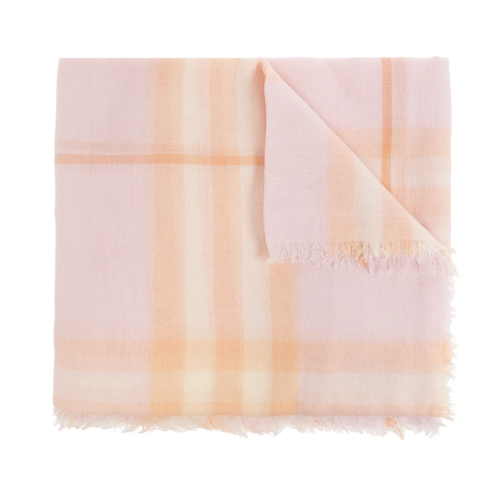 Burberry Wollen sjaal Pink Unisex