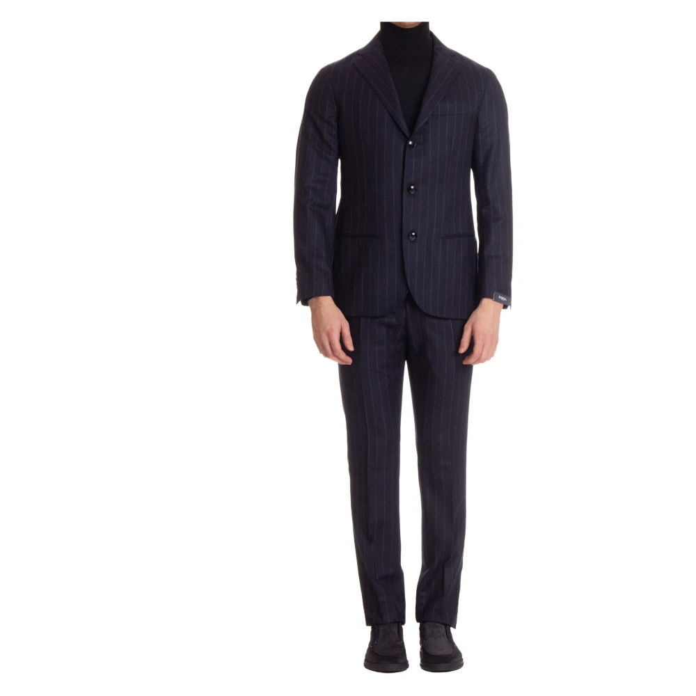 Suits > Suit Sets > Single Breasted Suits - - Barba - Modalova
