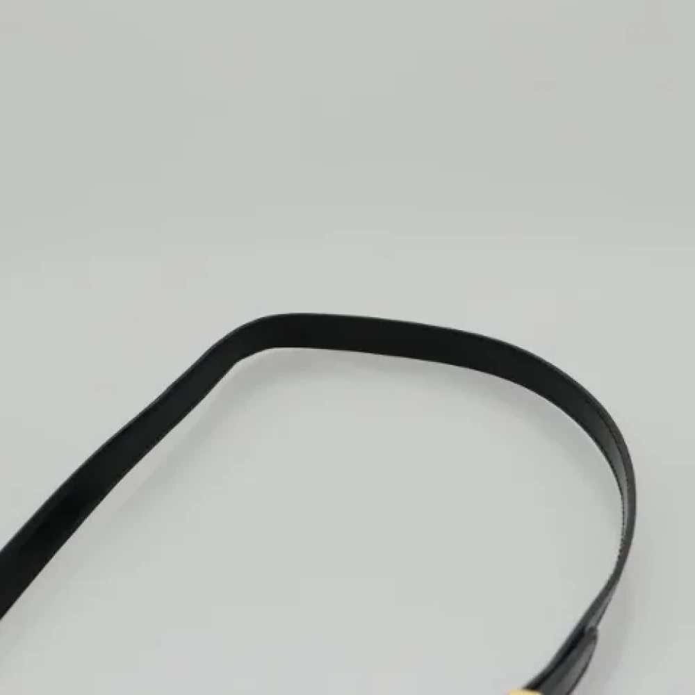 Salvatore Ferragamo Pre-owned Leather shoulder-bags Black Dames