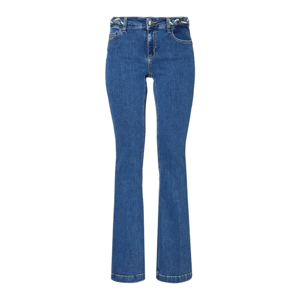 Liu Jo White Regular fit jeans in 5-pocketmodel model 'BEAT'